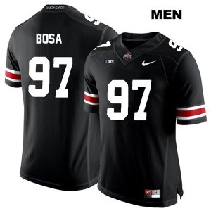 Men's NCAA Ohio State Buckeyes Nick Bosa #97 College Stitched Authentic Nike White Number Black Football Jersey NV20J15AW